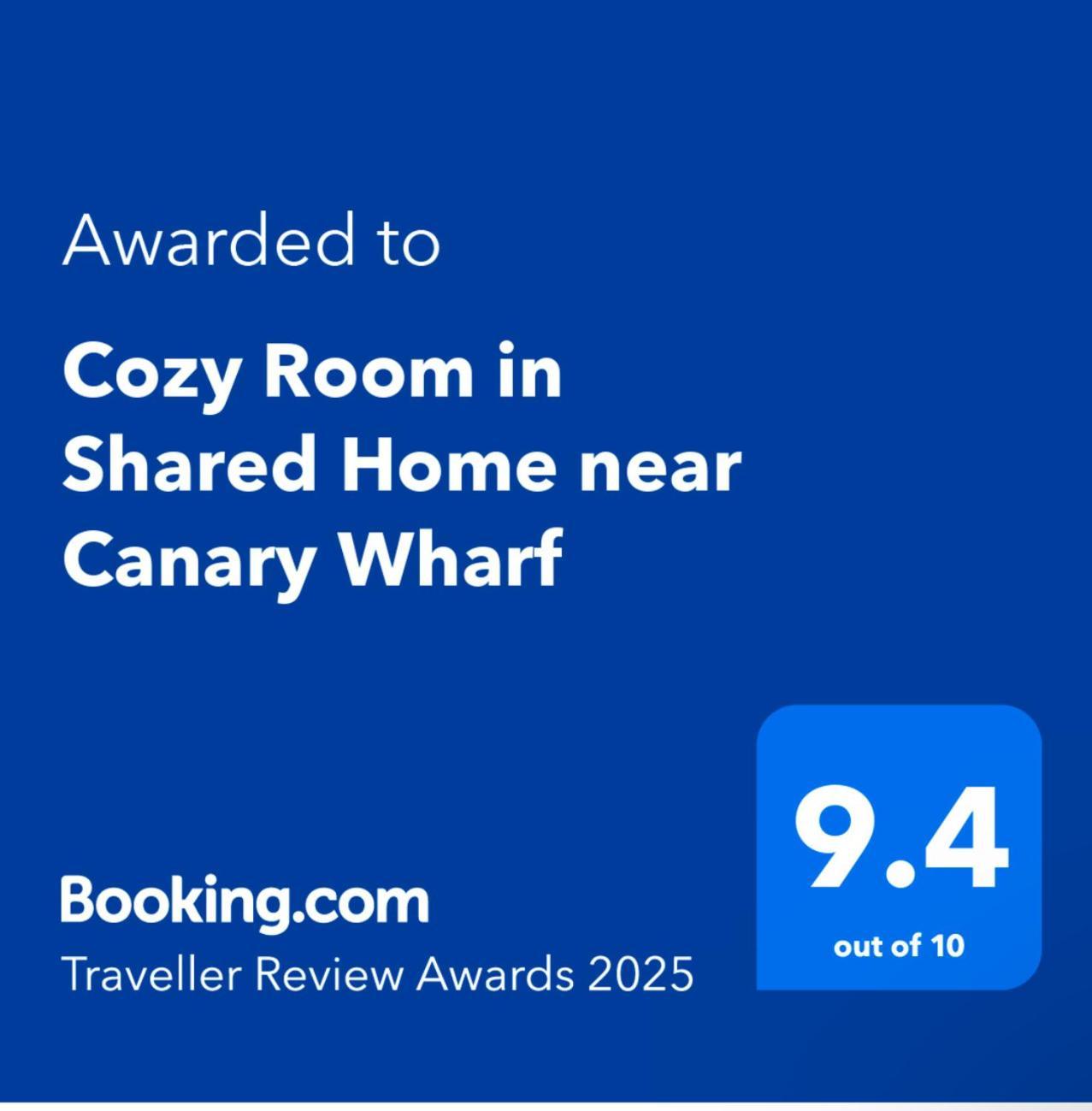 Cozy In Shared Near Canary Wharf Проживание в семье